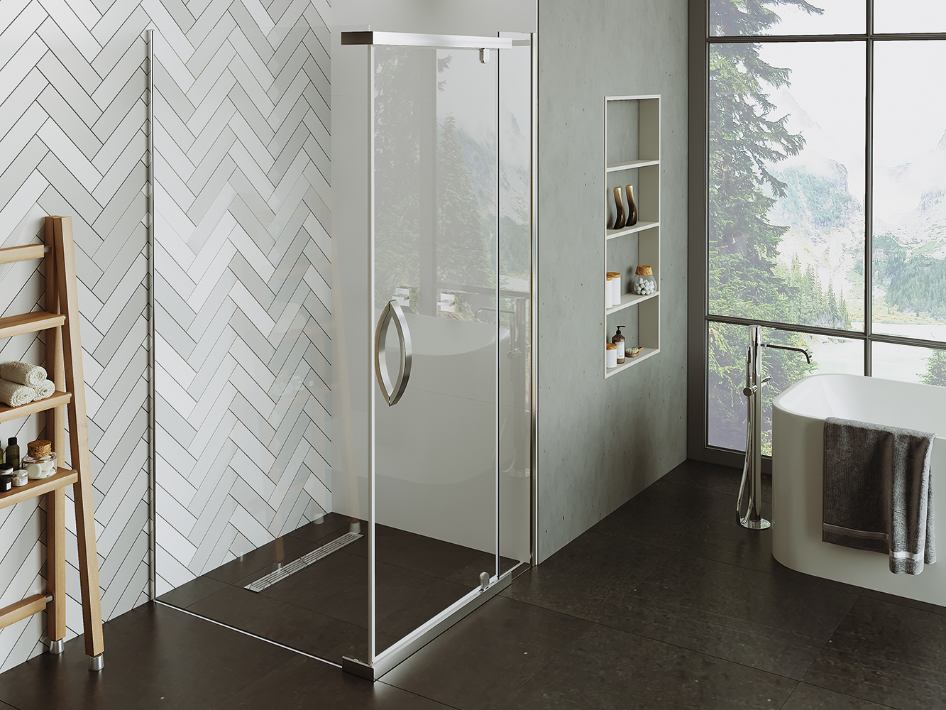 Душевой уголок Alex Baitler AB214-90 90х90 квадратный, без поддона, прозрачное стекло, хром Душевой уголок Alex Baitler AB214-90 90х90 квадратный, без поддона, прозрачное стекло, хром