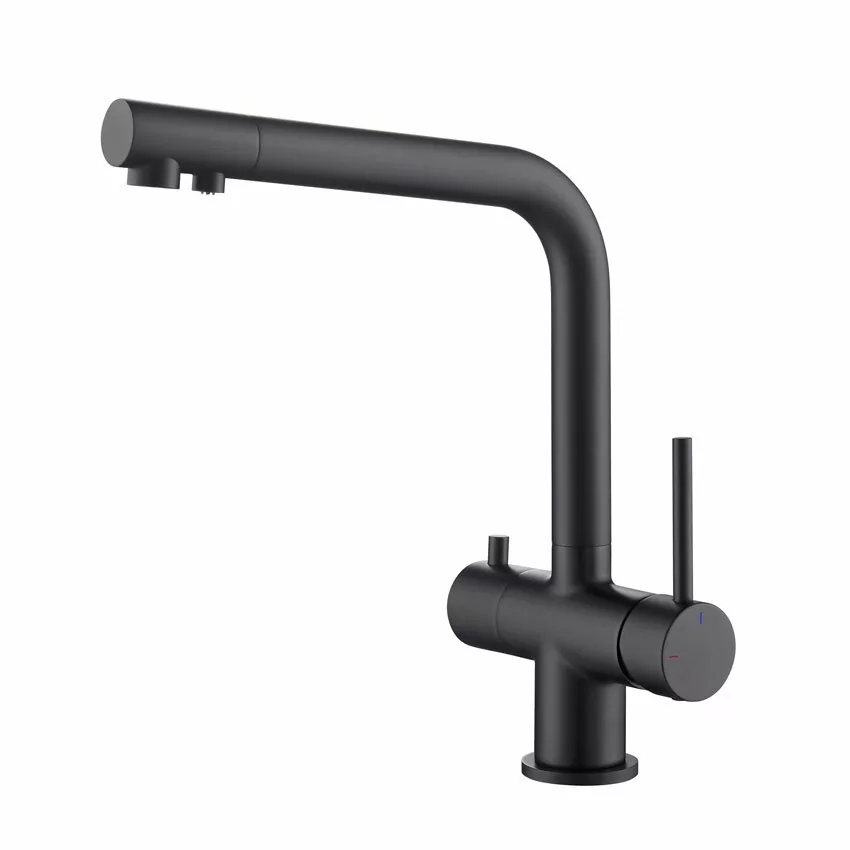 Смеситель для кухни Timo Saona 2396/03F черный матовый