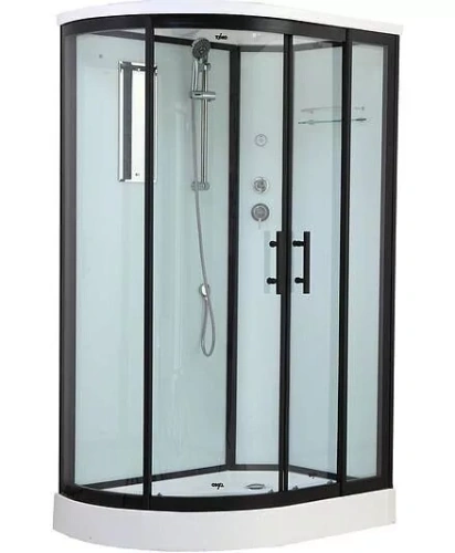 Душевая кабина Timo Standart Т-6602 Black R 120x85 от магазина Vanna-Vanna.ru!