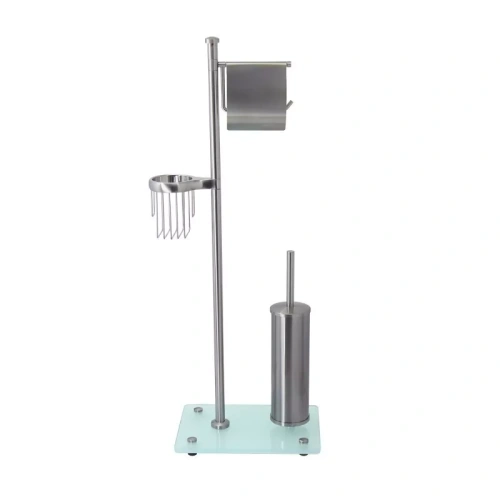 Стойка для туалета WasserKraft K-1264NICKEL никель от магазина Vanna-Vanna.ru!