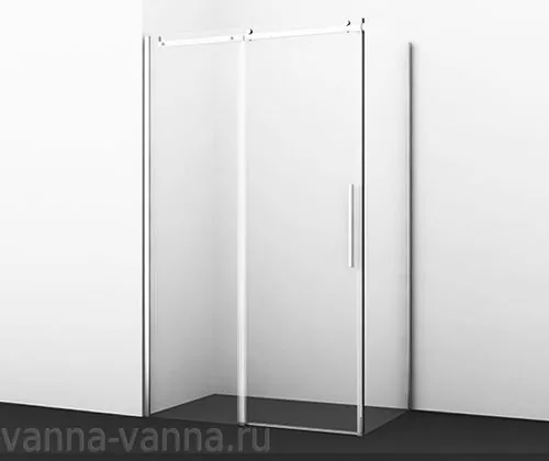 Душевой уголок WasserKraft Dinkel 58R10 120х100 прямоугольный, без поддона, прозрачное стекло, хром