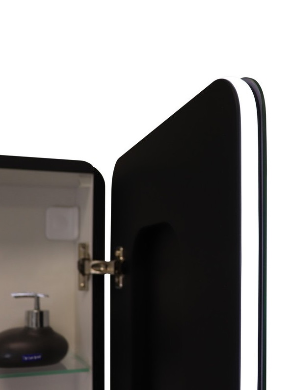 Пенал EQUIL Eltoro подвесной black LED 360х156