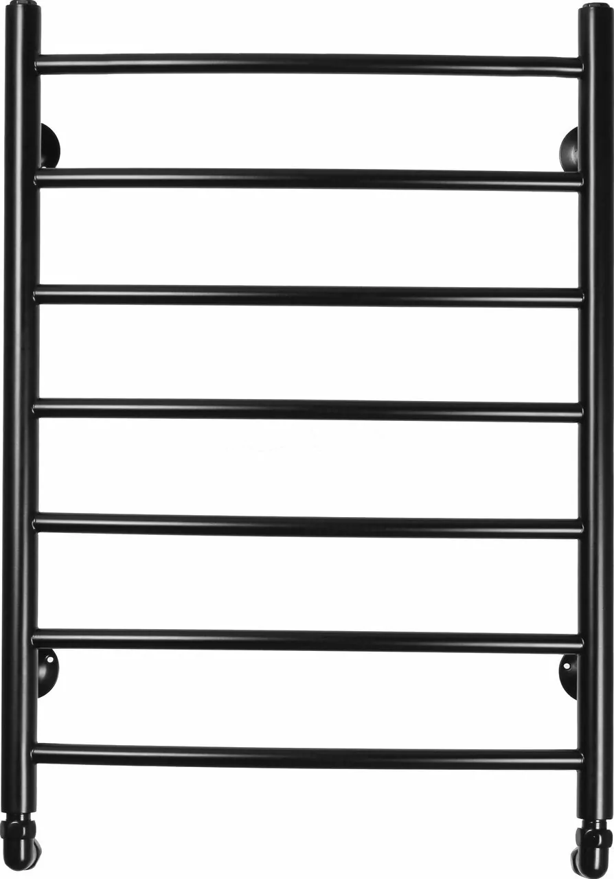 Полотенцесушитель водяной Domoterm Калипсо П7 500x700 черный матовый