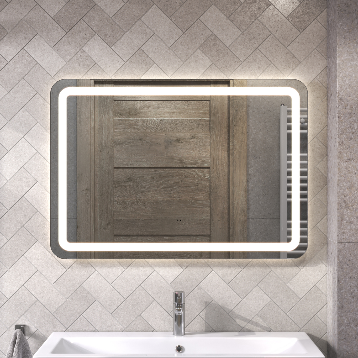 Зеркало Vigo Jess Classic 1000 свет, сенсор