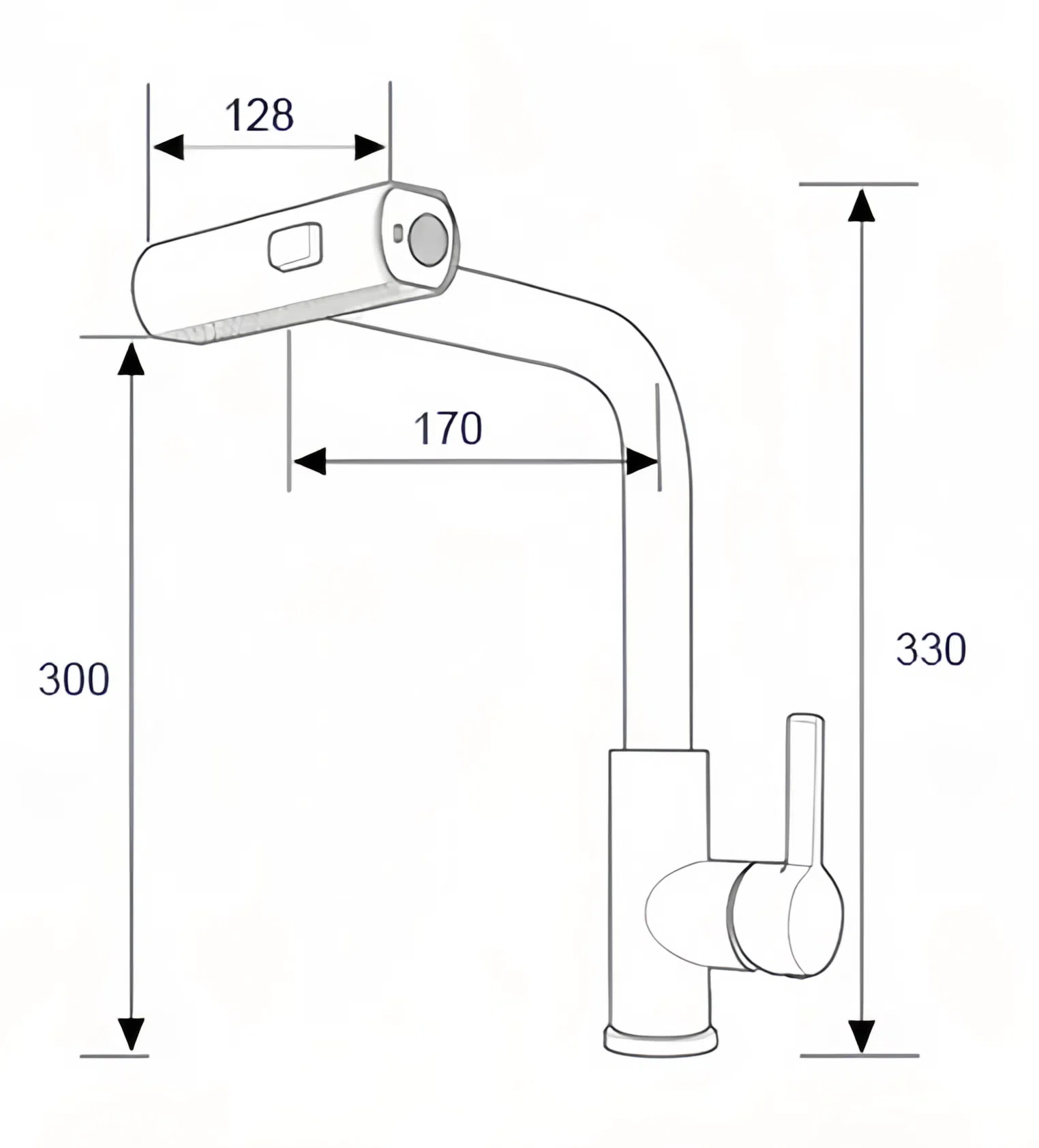 Cмеситель для кухни BochMann SOPHIA B черный