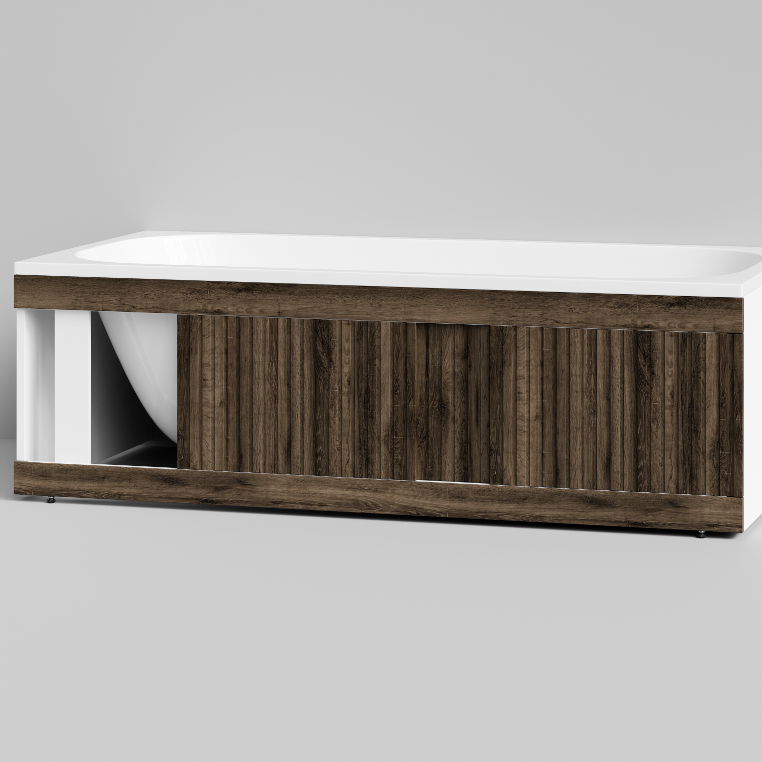 Экран под ванну Vod-ok Тач 170 раздвижной Дуб крымский коричневый