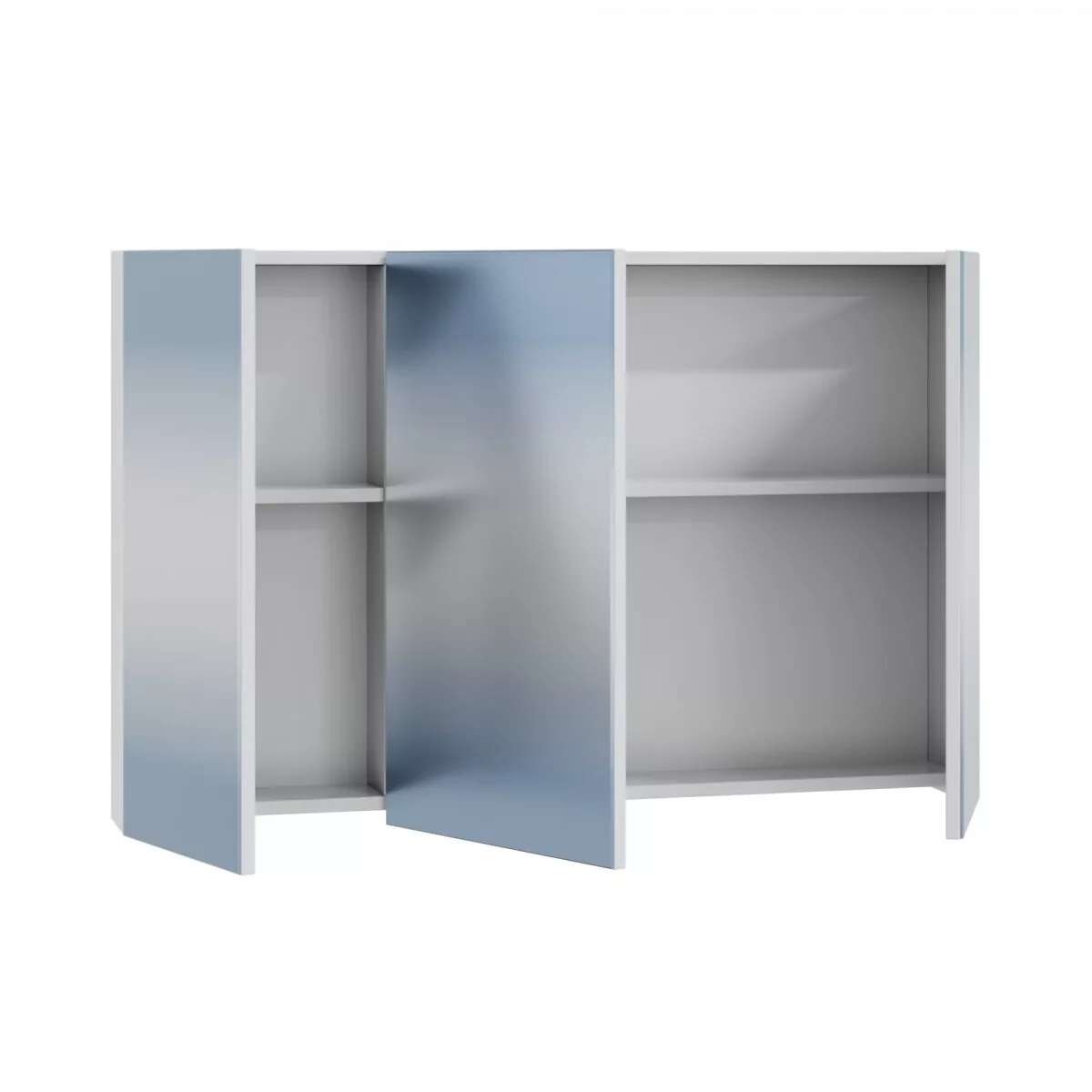 Зеркало-шкаф Санта Аврора 100 белый