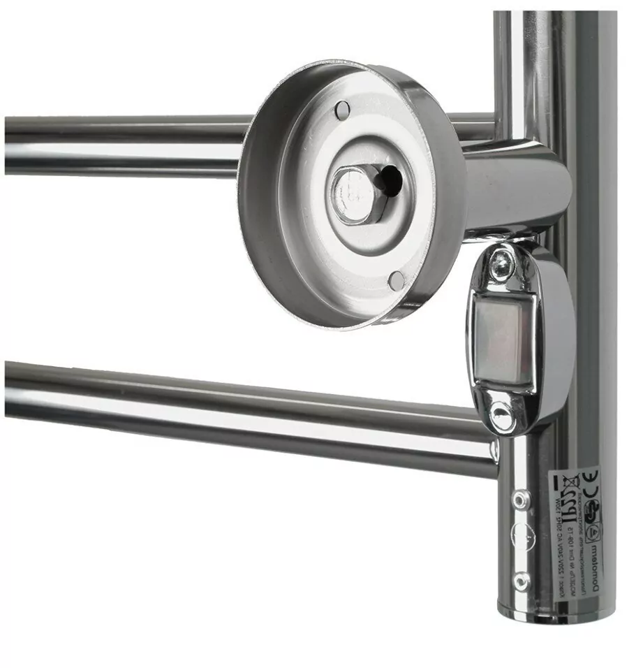 Полотенцесушитель электрический Domoterm Аврора 109-Т5 П10 50х90 EK R, правый, с полкой, хром