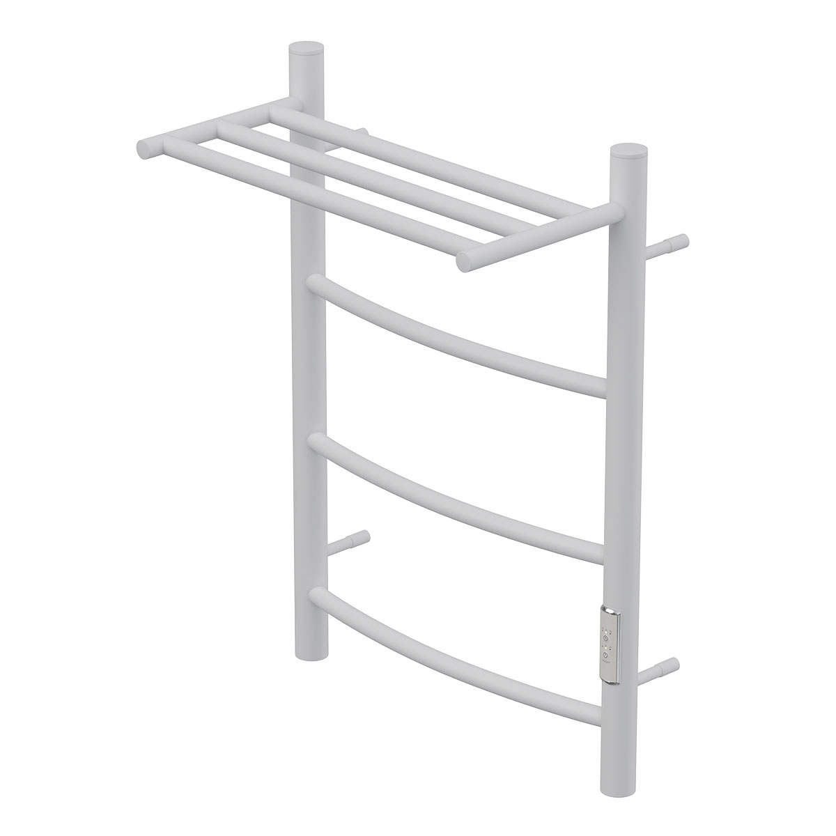 Полотенцесушитель электрический APEXTERMO Corona CR01164WM 600x400 с полкой, белый матовый