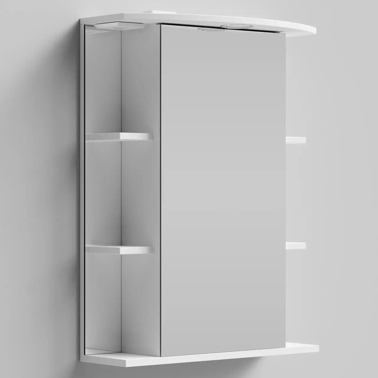 Зеркало-шкаф Vod-ok Эльба 60 L/R свет, белый