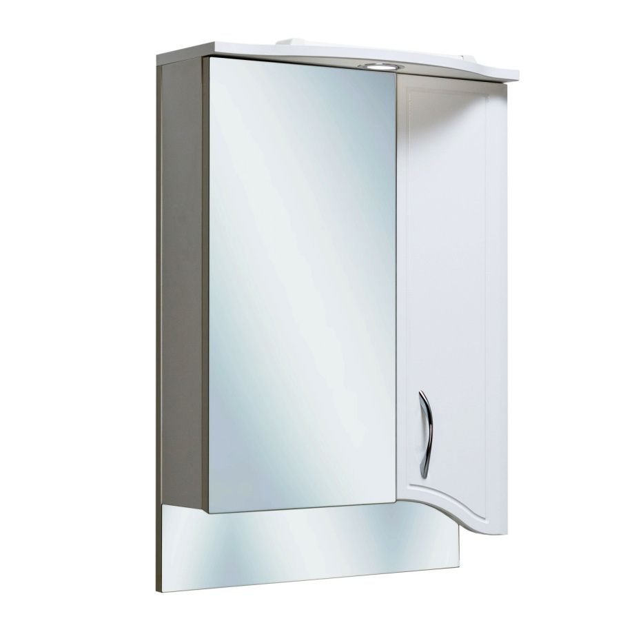 Зеркало-шкаф Runo Севилья 50 справа, белый