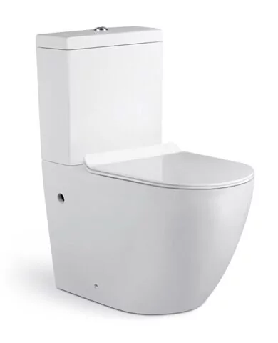 Унитаз Timo Rimless Kulo TK-401 напольный, с микролифтом, белый