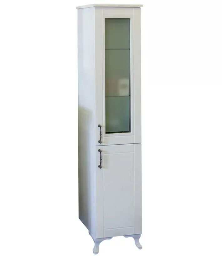 Пенал Sanflor Глория 30 R напольный, белый матовый