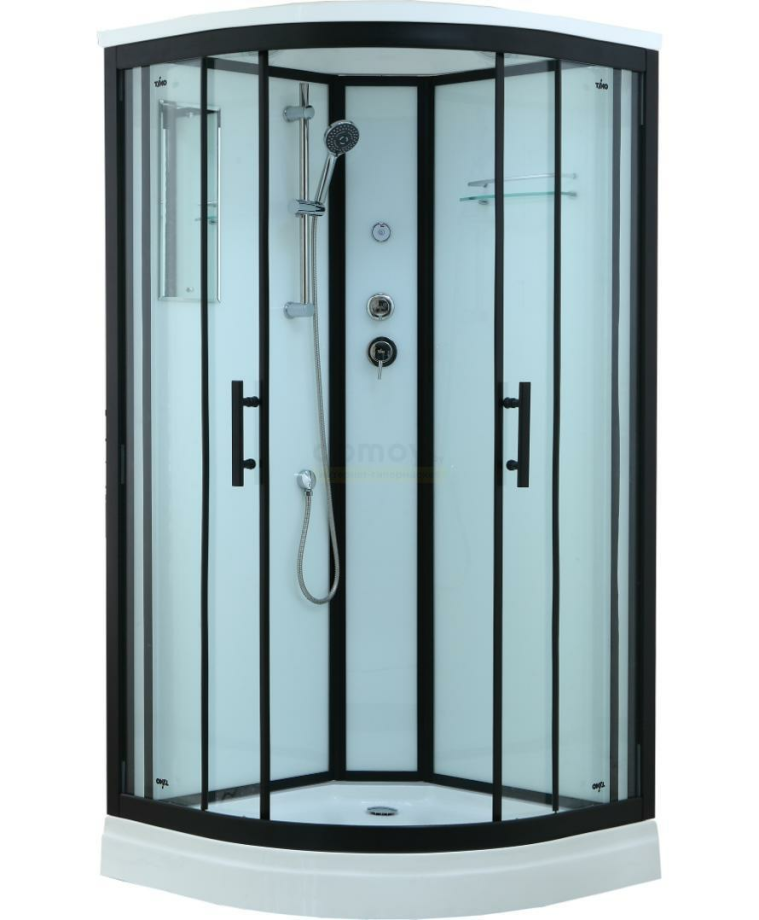 Душевая кабина Timo Standart Т-6601 Black 100x100