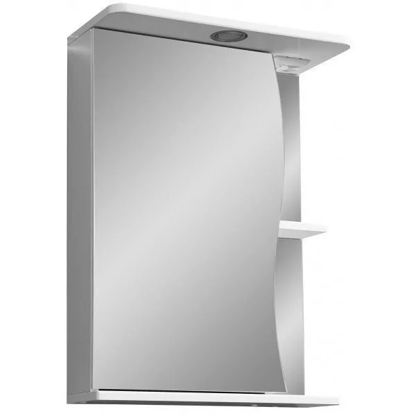 Зеркало-шкаф Stella Polar Волна Верея 55 L свет, белый