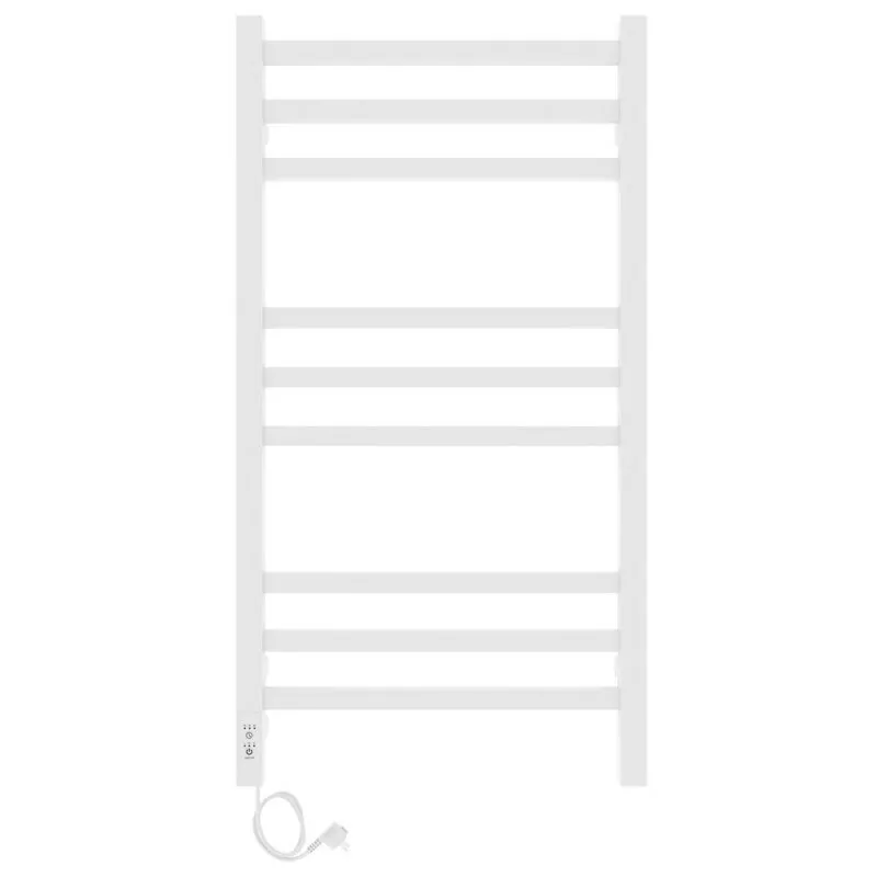 Полотенцесушитель электрический Laris Астор ЧК П9 350х700 с терморегулятором, левый, белый матовый