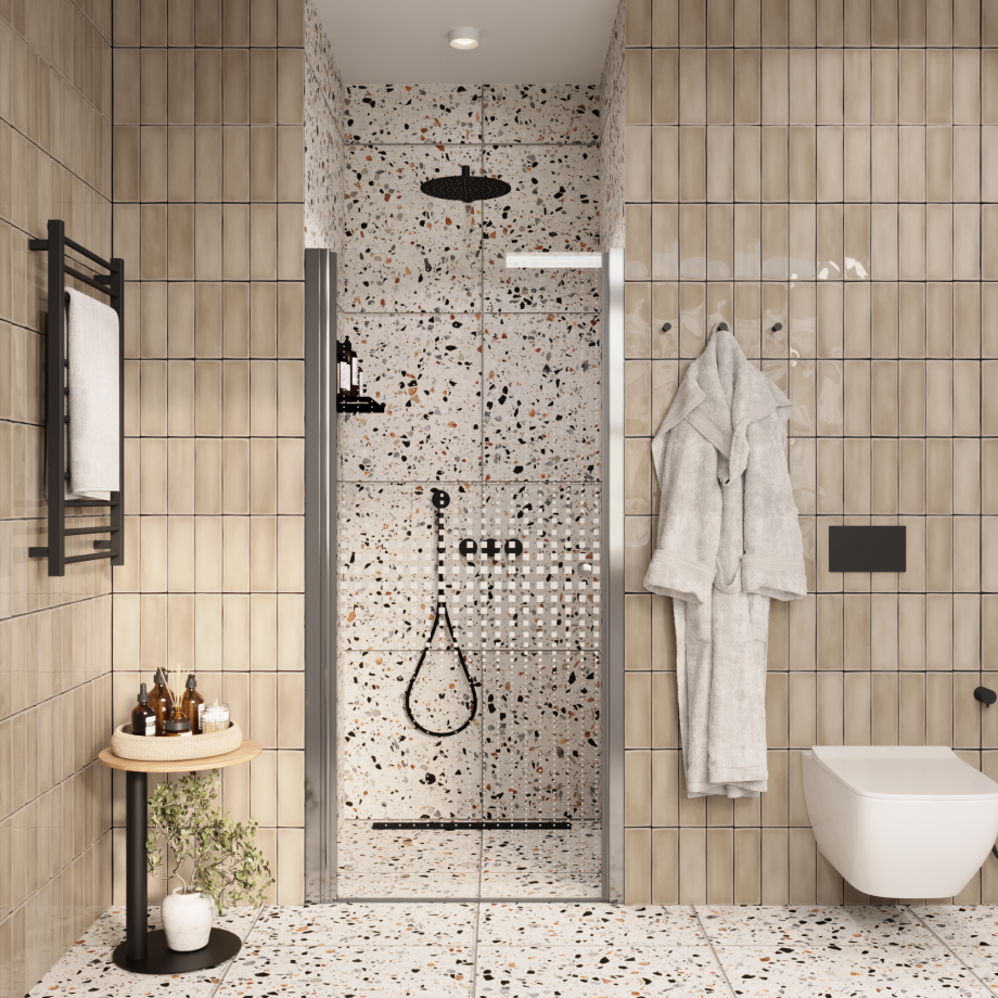 Душевая дверь Parly DE70 70x185 профиль хром