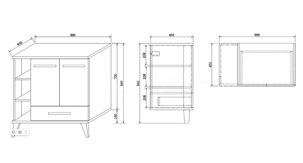 Тумба Sanflor Ингрид 80 с накладной раковиной Олимпия 56 напольная, белый матовый, швейцарский вяз
