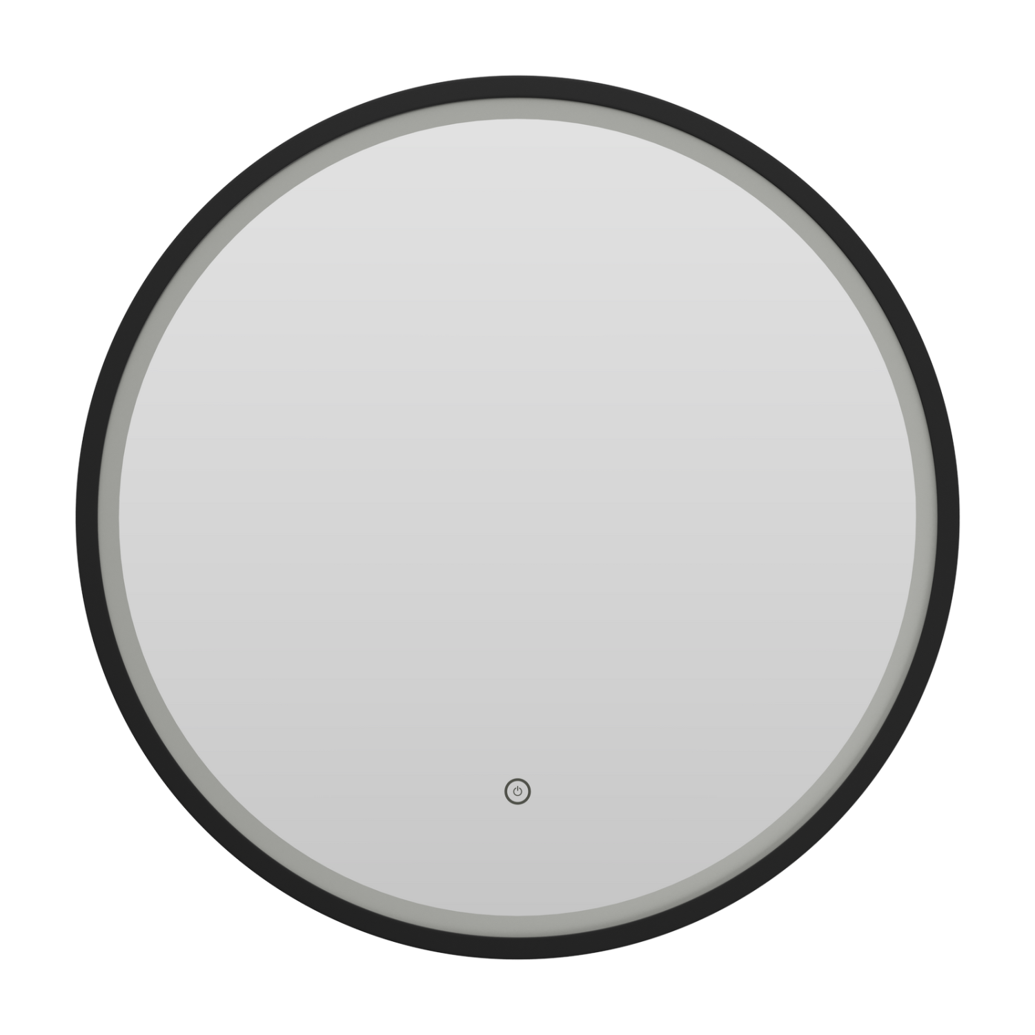 Зеркало Misty Альферац 600x600 черный