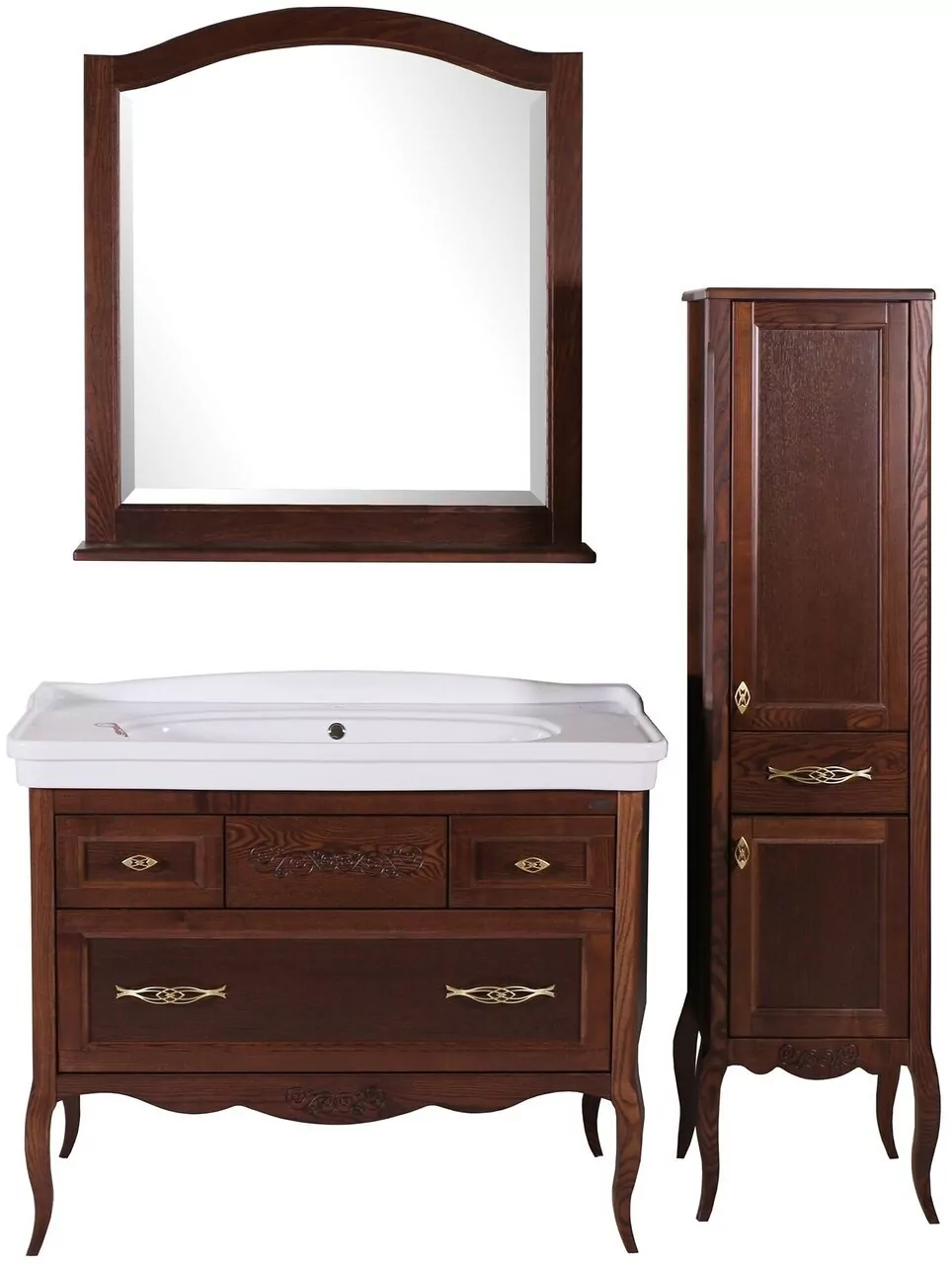 Пенал ASB Woodline Модерн 40 L/R напольный, антикварный орех