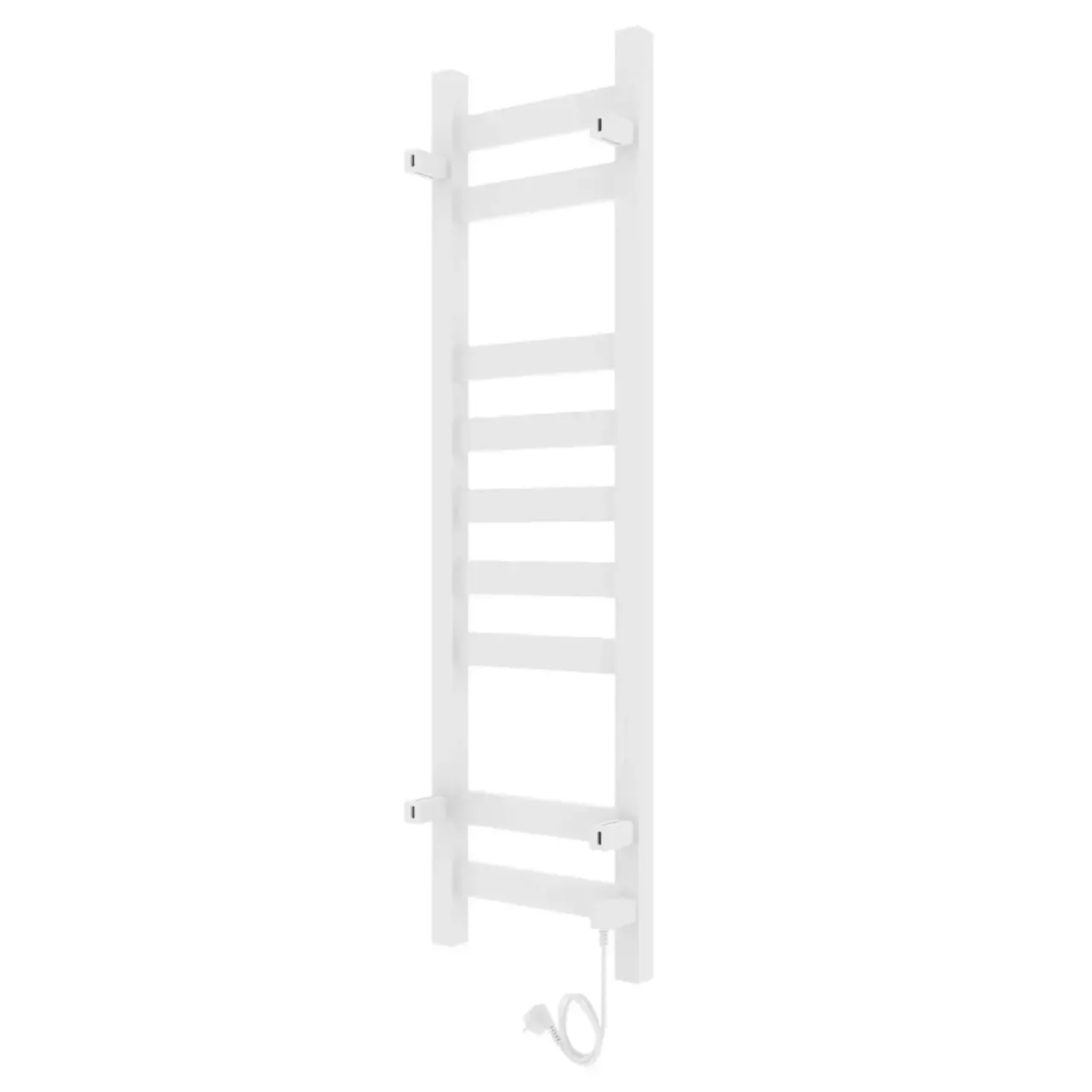 Полотенцесушитель электрический Laris Флавиа ЧК П9 200х800 левый, белый матовый муар