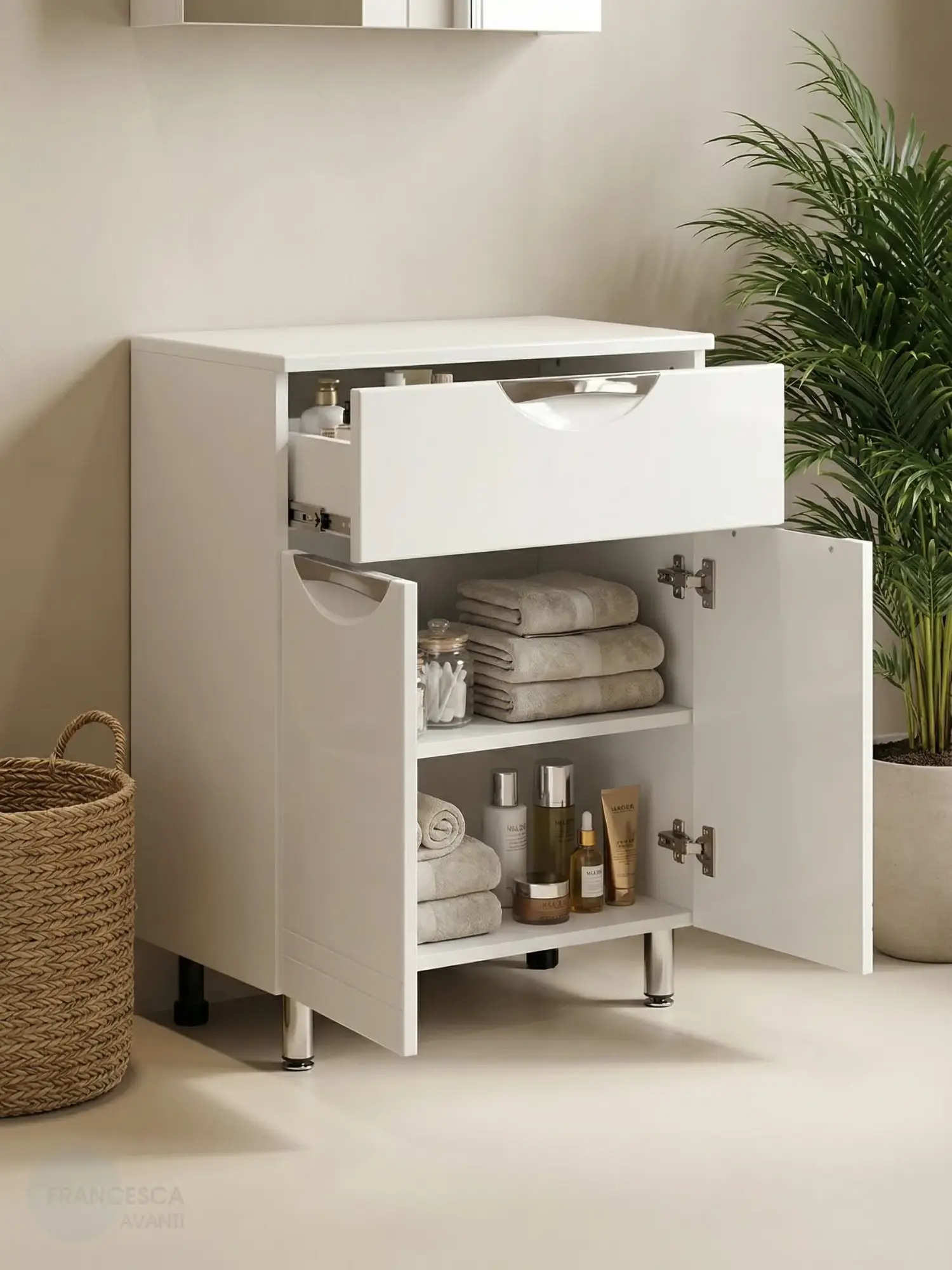 Тумба-комод Francesca Доминго 50 белая