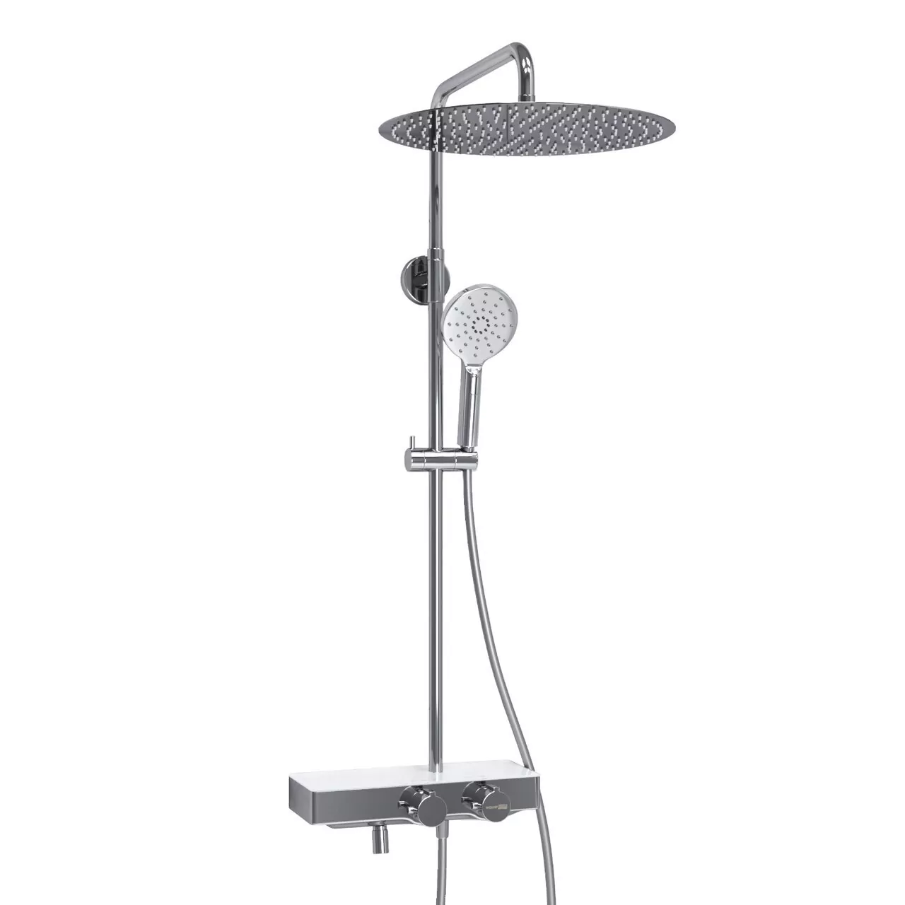 Душевая стойка WasserKraft A113.117.127.CH Thermo хром