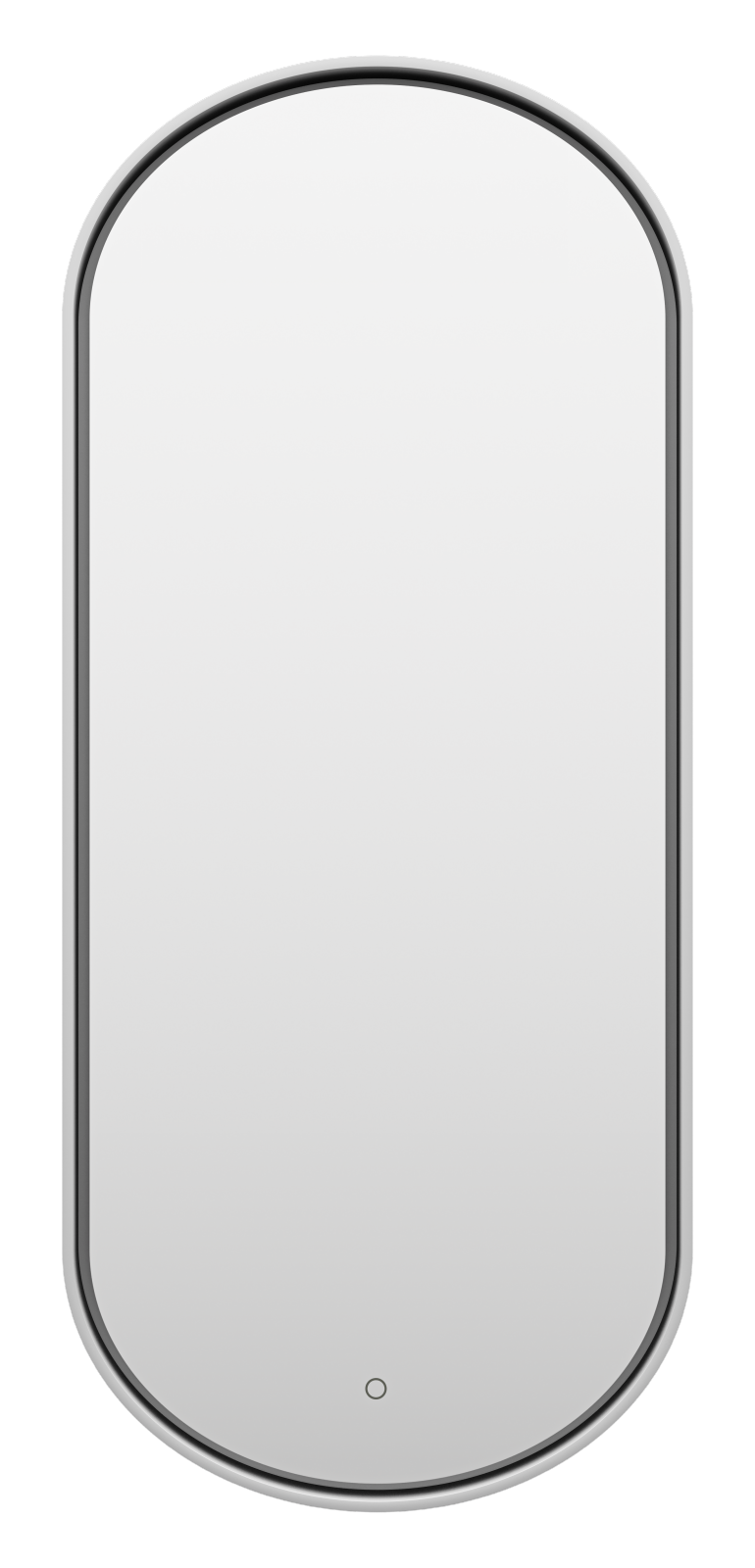 Зеркало Brevita Saturn 500x1150 свет, матовая платина