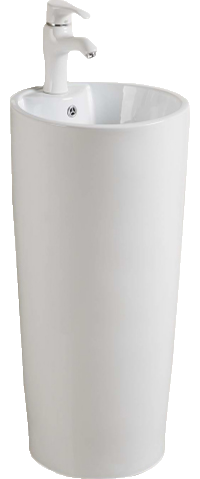 Раковина SantiLine SL-4011 напольная, белая