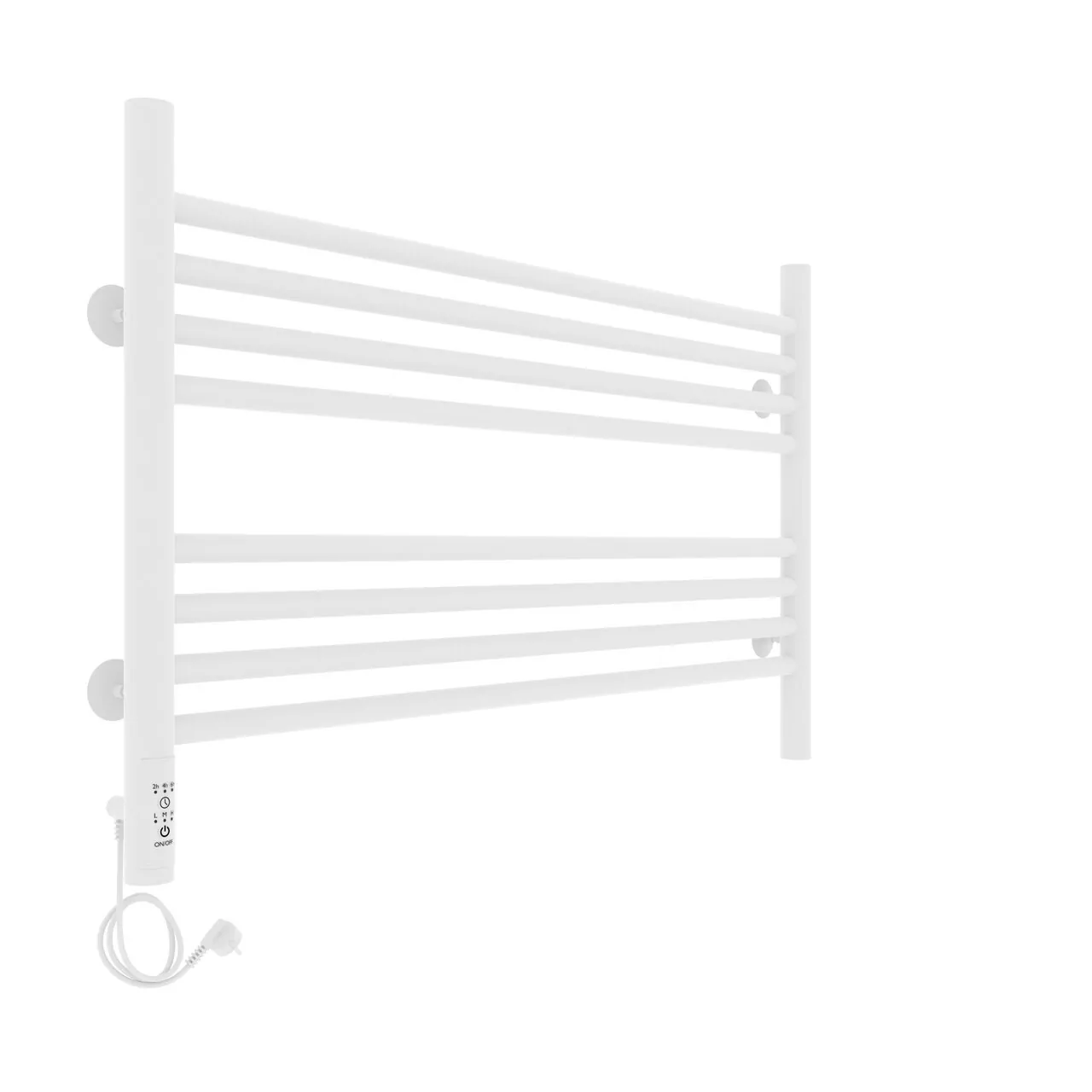 Полотенцесушитель электрический Laris Оливия ЧК8 800х500 левый, белый матовый