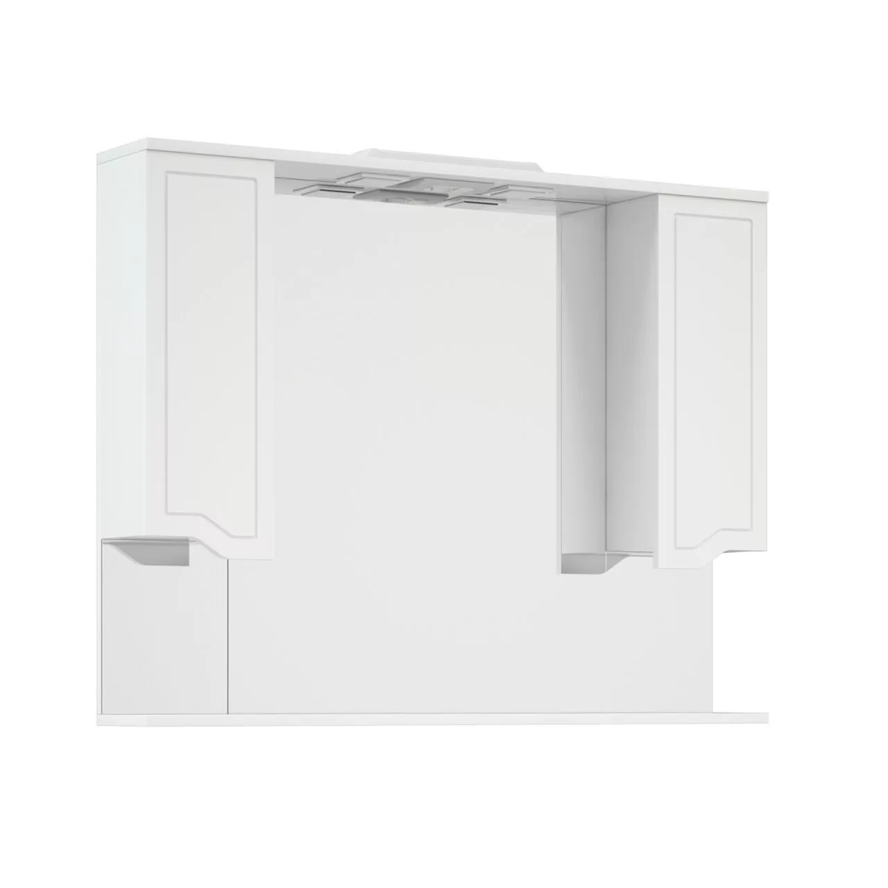 Зеркало-шкаф Corozo Мирра 105/С свет, белый