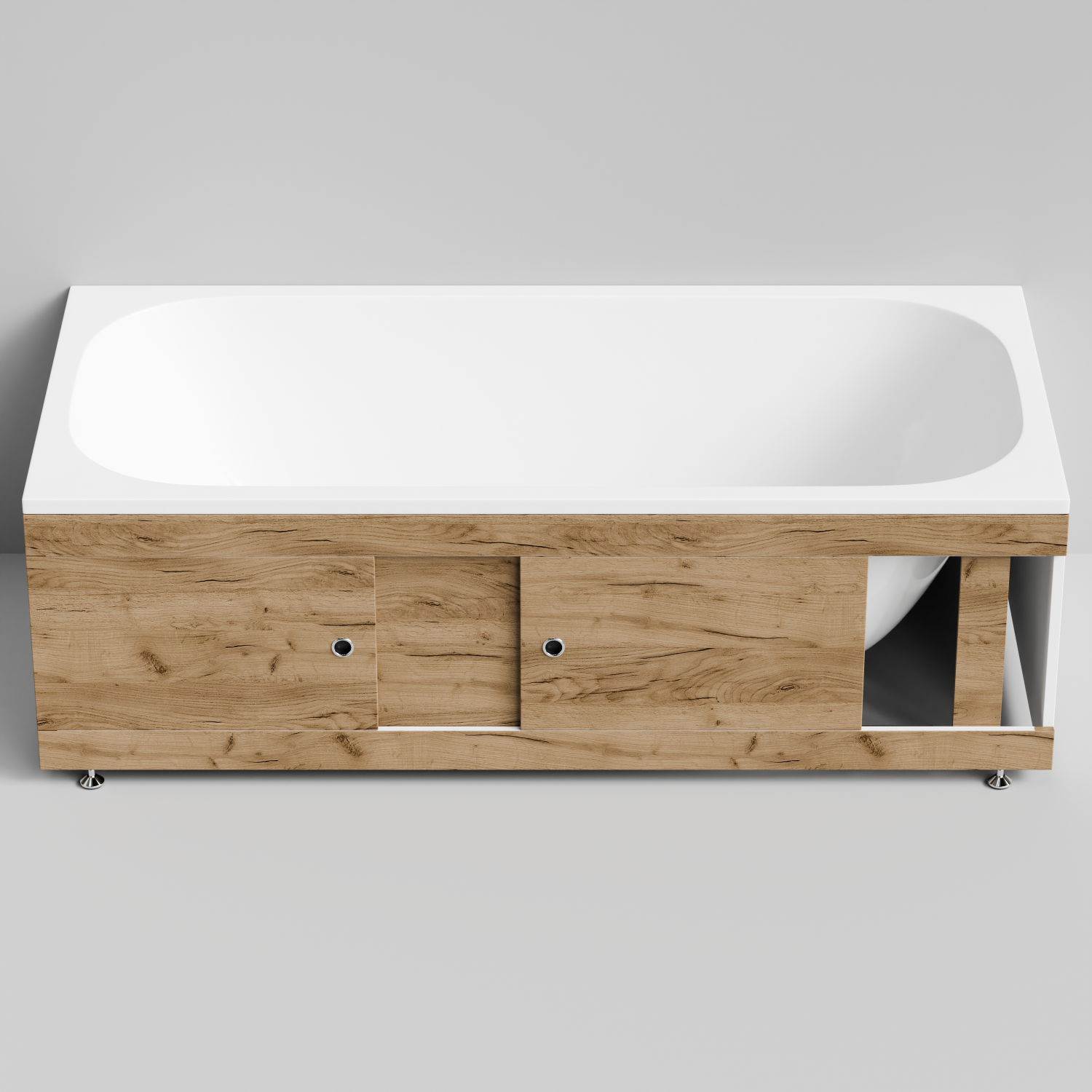 Экран под ванну Vod-ok Купе 180 раздвижной Дуб Тортуга