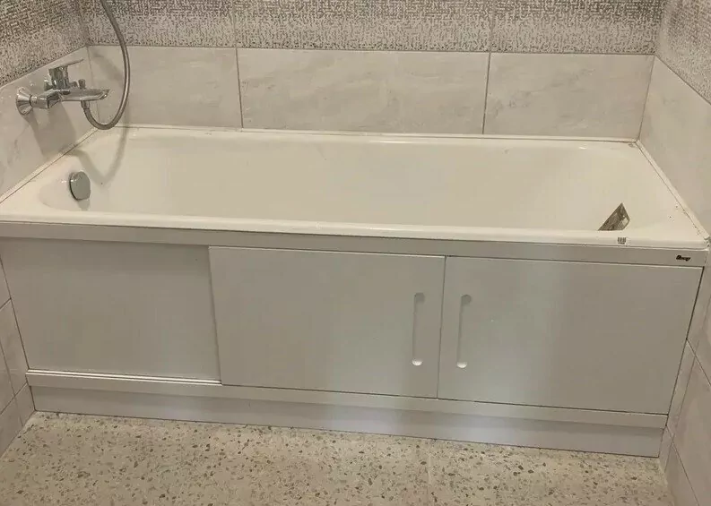 Экран под ванну Emmy Соната 180 раздвижной белый