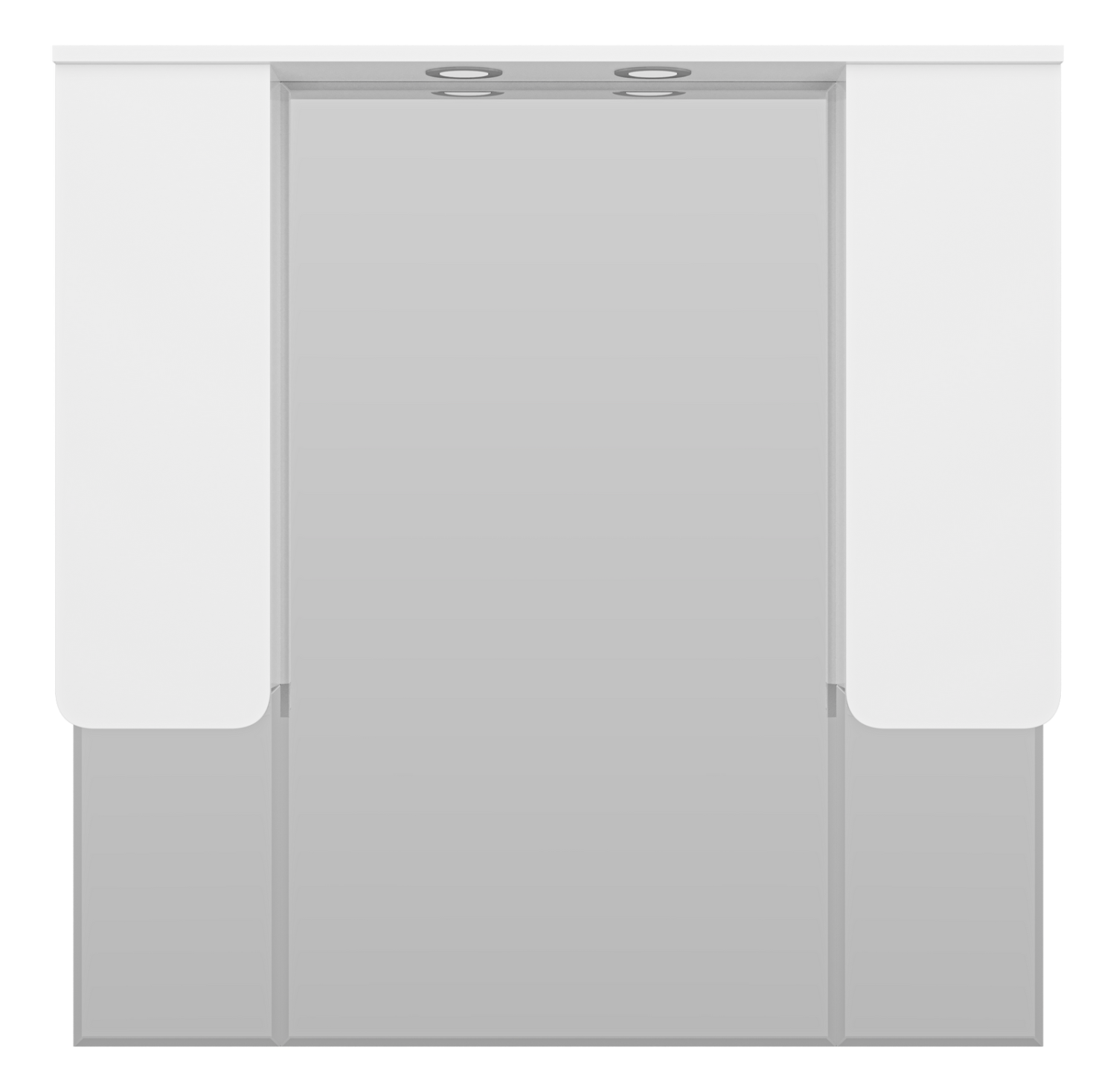Зеркало со шкафчиком Misty Чегет 105, белый