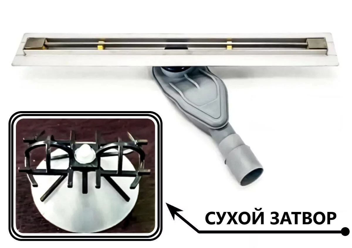 Душевой лоток ALMAes Delgado 800 DL80CH хром