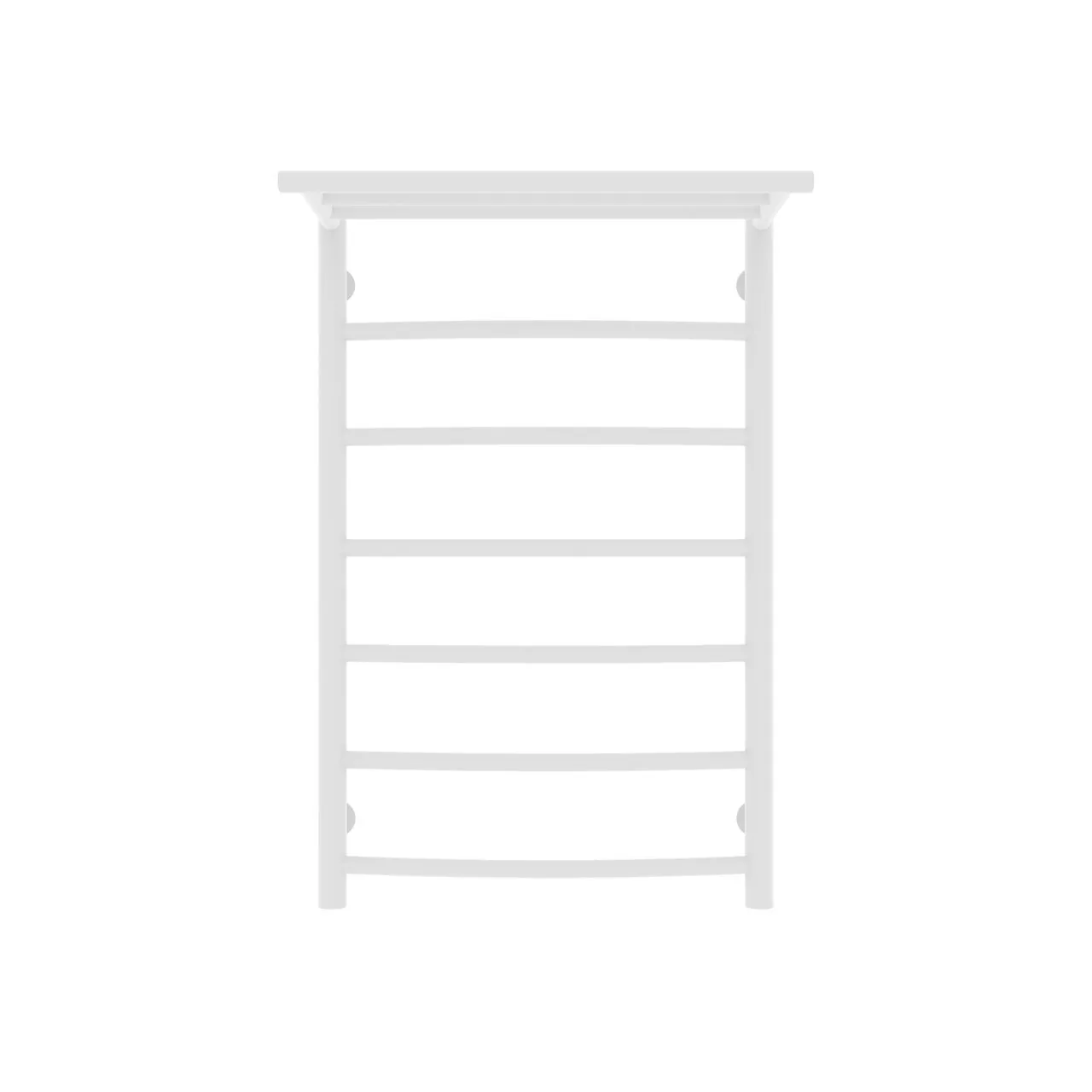 Полотенцесушитель водяной Laris Классик П7 500х800 с полкой, белый матовый