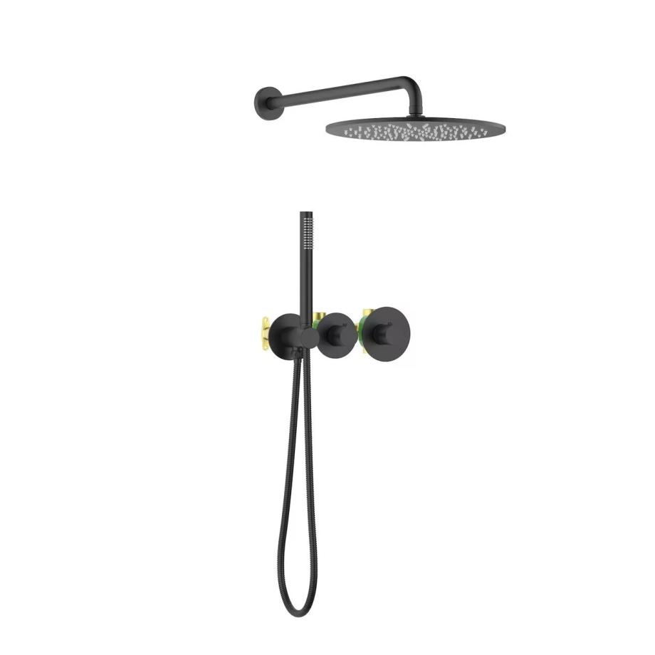 Душевой комплект Timo Saona SX-2359/03SM черный матовый