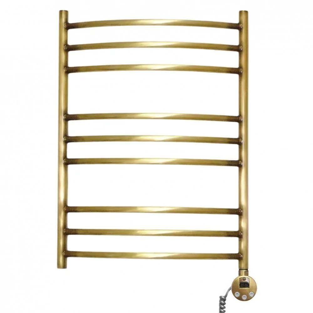 Полотенцесушитель электрический Domoterm Калипсо П9 500x700 ER правый, античная бронза