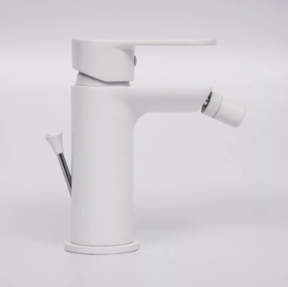 Смеситель для биде WasserKraft Mindel 8506 белый Soft-touch от магазина Vanna-Vanna.ru!