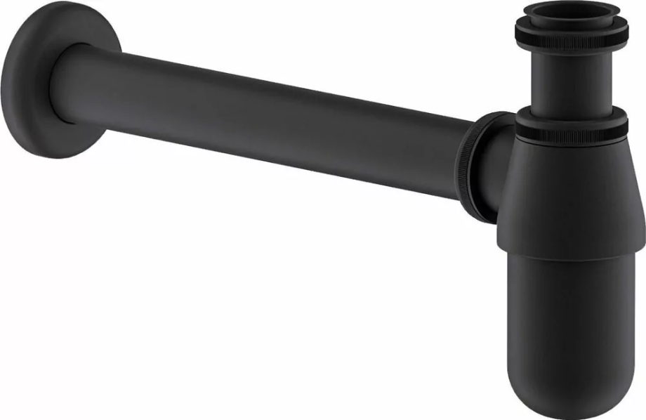 Сифон для раковины Timo 960/03L чёрный матовый