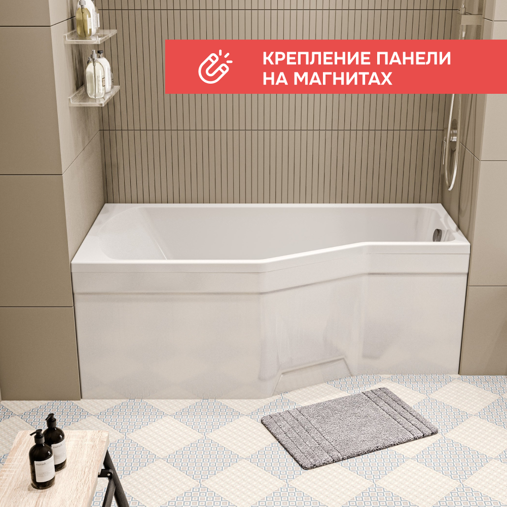 Ванна 1Marka Convey 150*75 L Комплект Премиум