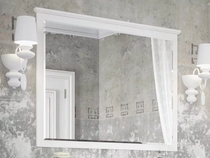 Зеркало Corozo Таормина 105 белый