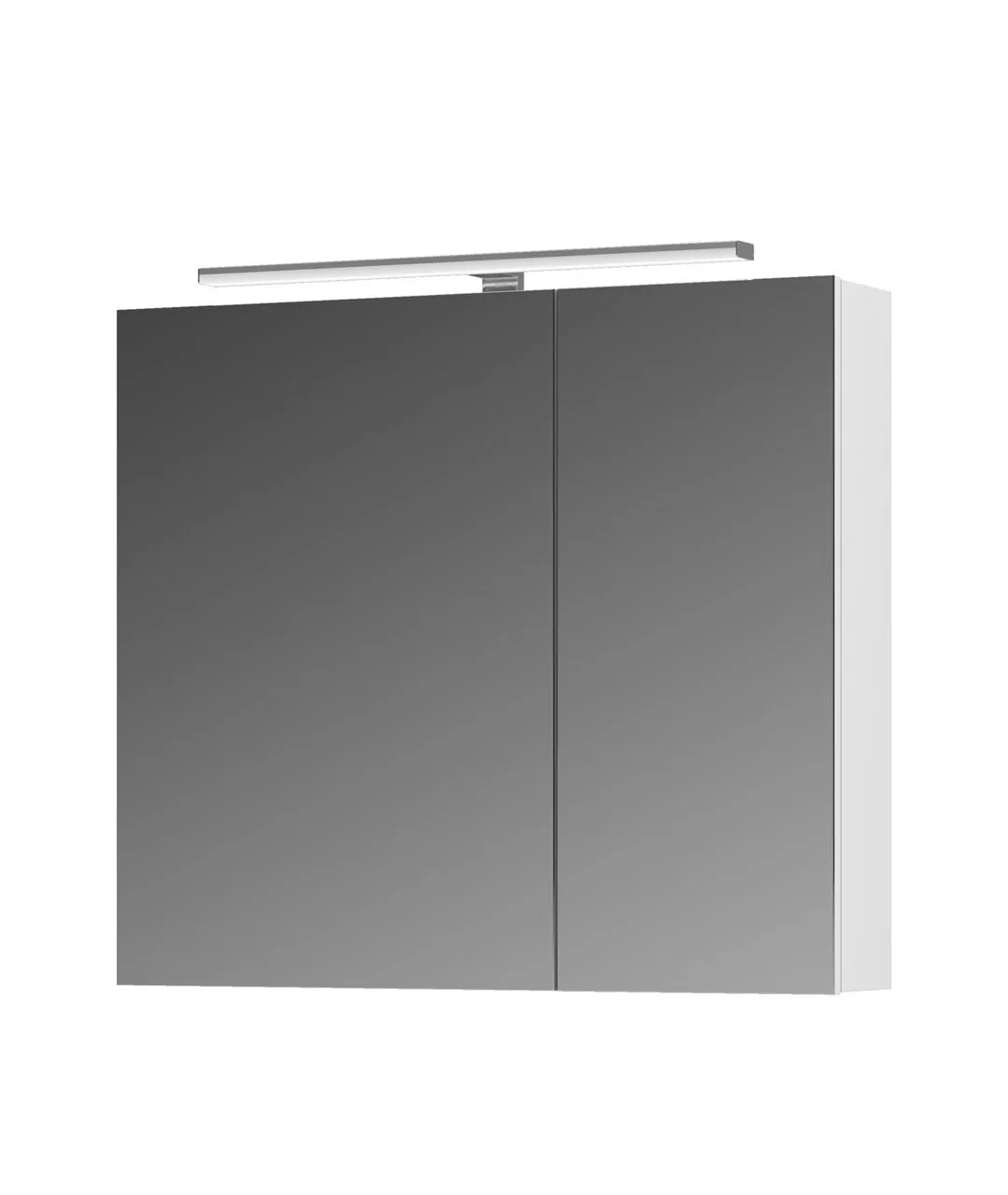 Зеркало-шкаф Vigo Plaza 80, свет, белый