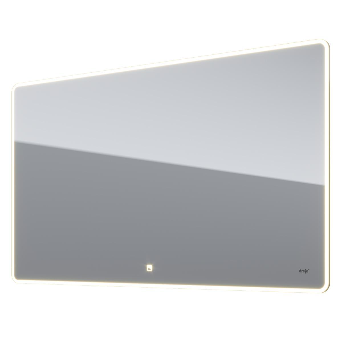 Зеркало Dreja Point 120x70 см, белый