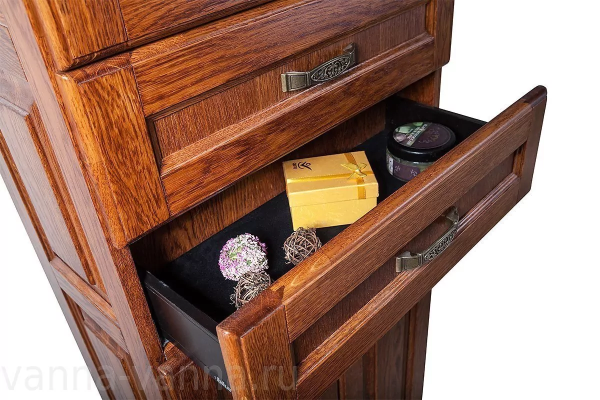 Пенал Vod-ok Elite Дубини 60 напольный, орех, венге