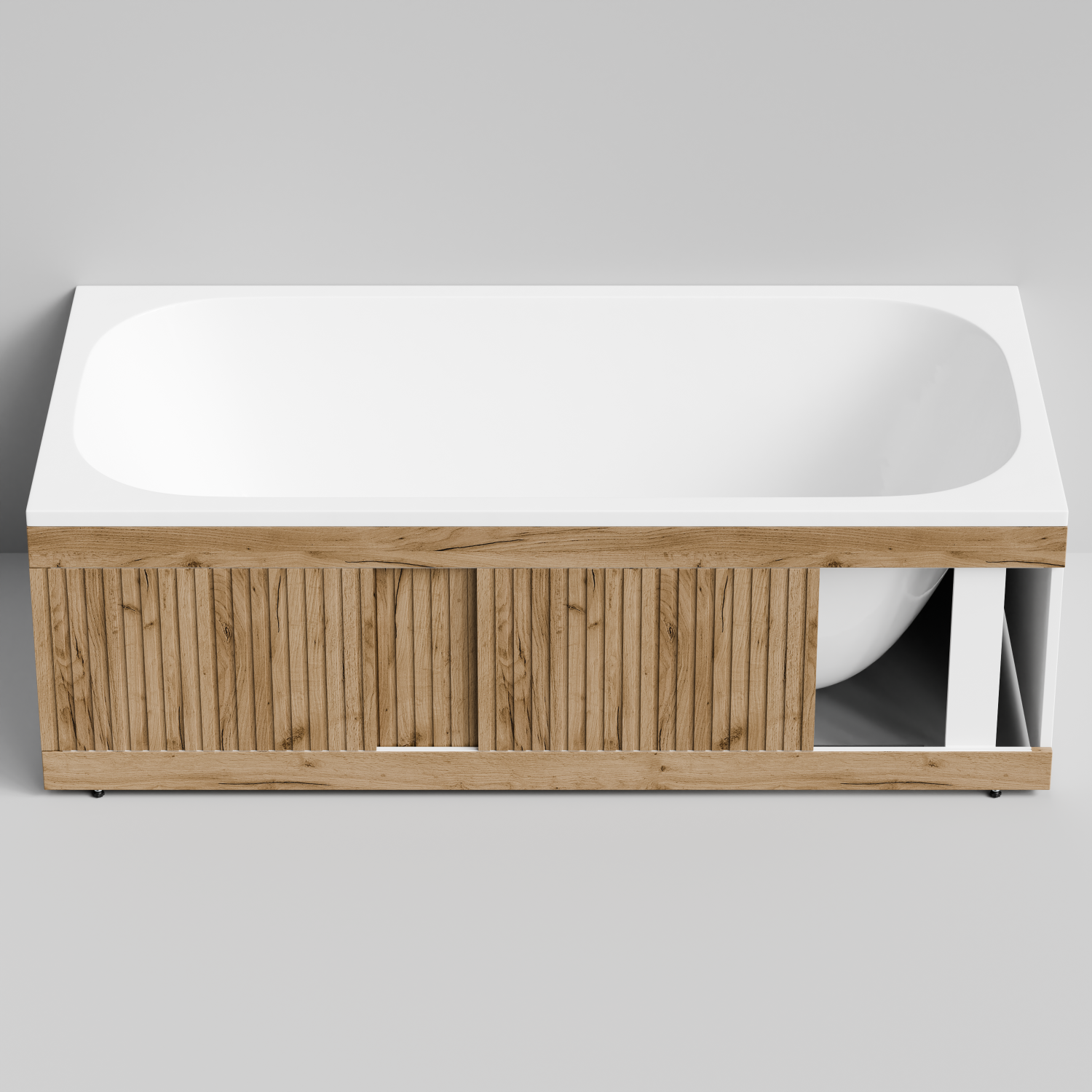 Экран под ванну Vod-ok Тач 170 раздвижной Дуб Тортуга