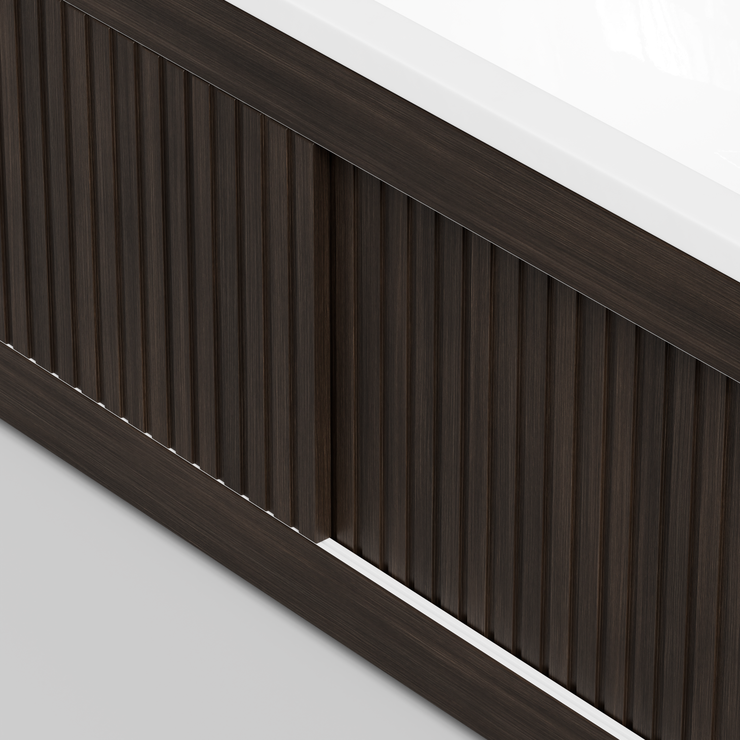 Экран под ванну Vod-ok Тач 170 раздвижной Палисандр