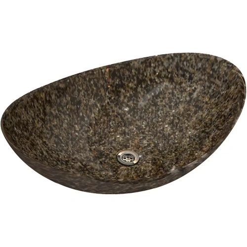 Раковина Stella Polar Орион 58 Люкс stone коричневый камень от магазина Vanna-Vanna.ru!