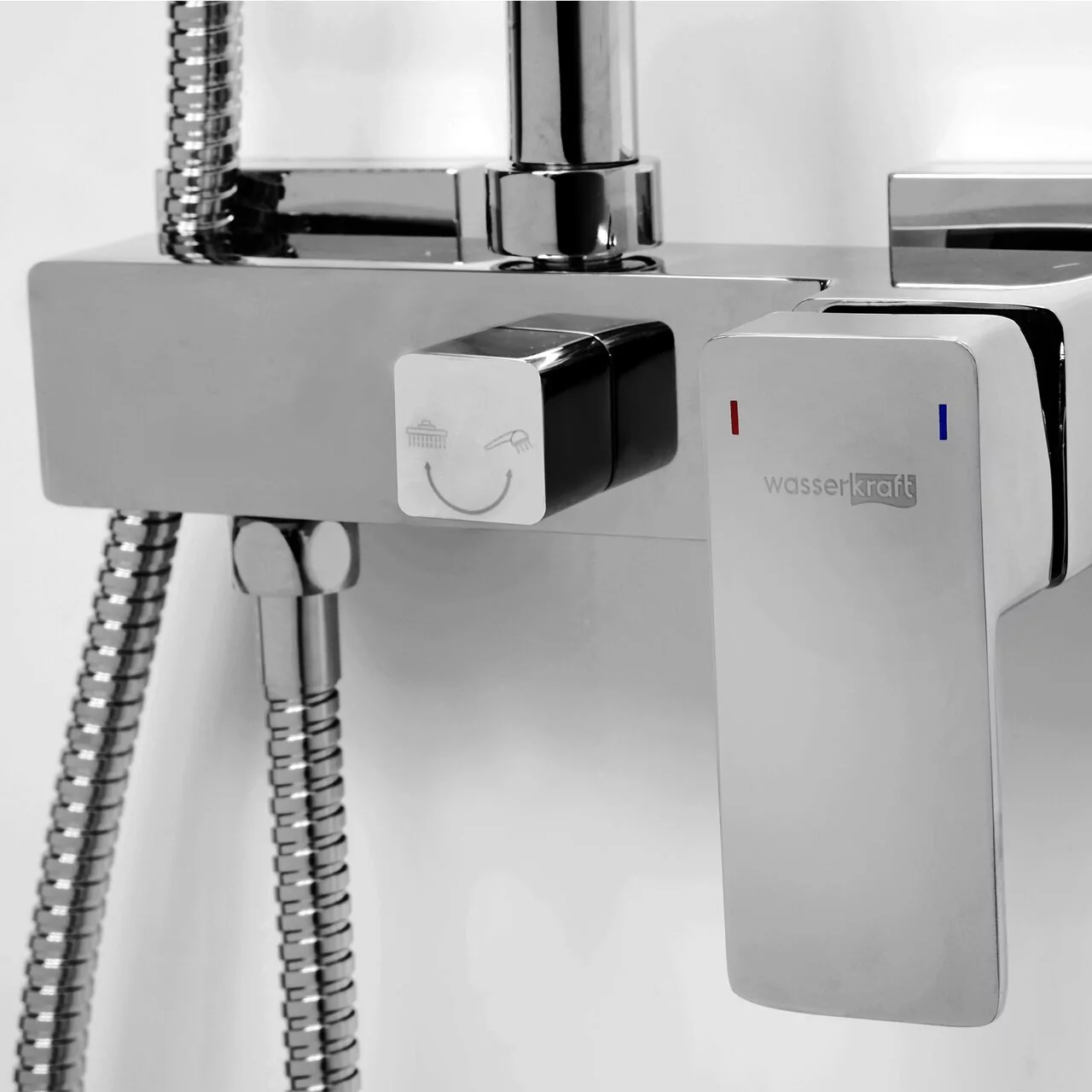 Душевая стойка WasserKraft A17702 хром