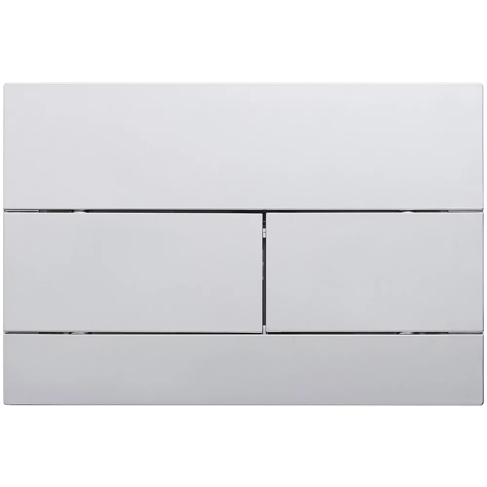 Кнопка смыва Veconi FLUSH V7, FLV7-C, 240х162х10, пластик, хром глянец